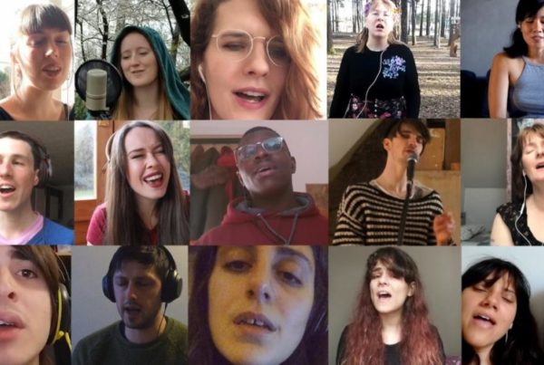 music patchwork virtual activity online meeting convention conference