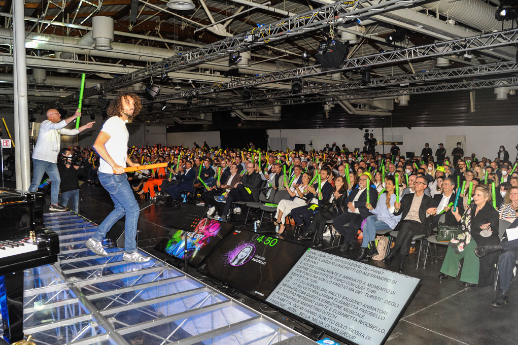 team building florence music boomwhackers onebeat large audience