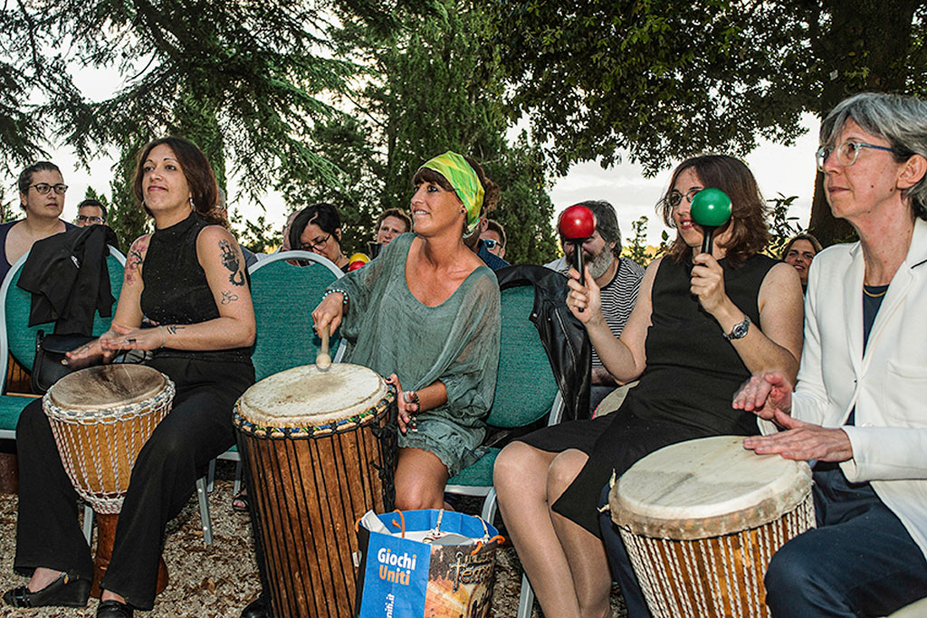 Team Building musical Florence onebeat tambours percussions