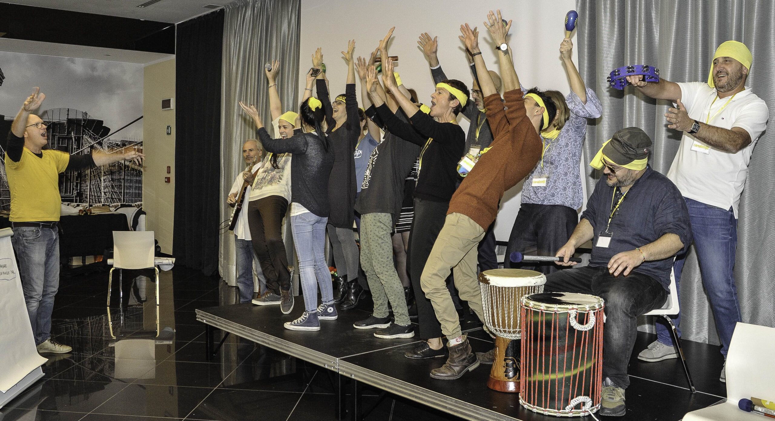 Team Building en Musique sur le lac de Garde pour les Événements d’Entreprise