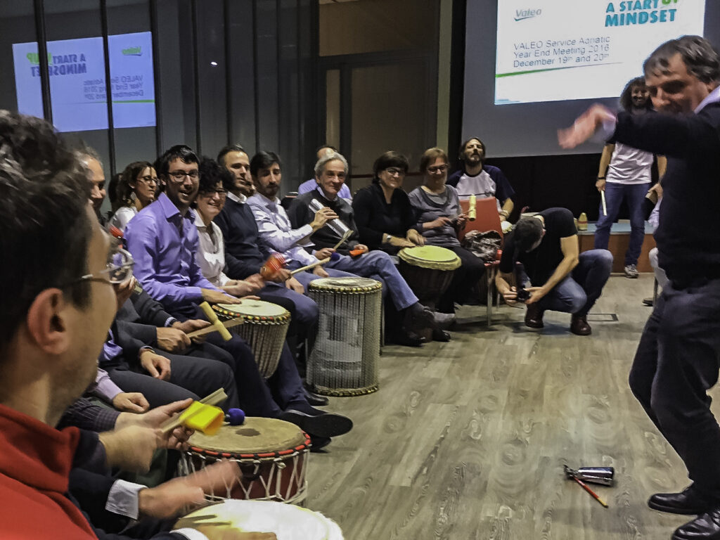 musik Teambuilding Aktivitäten Turin Firmenevents onebeat