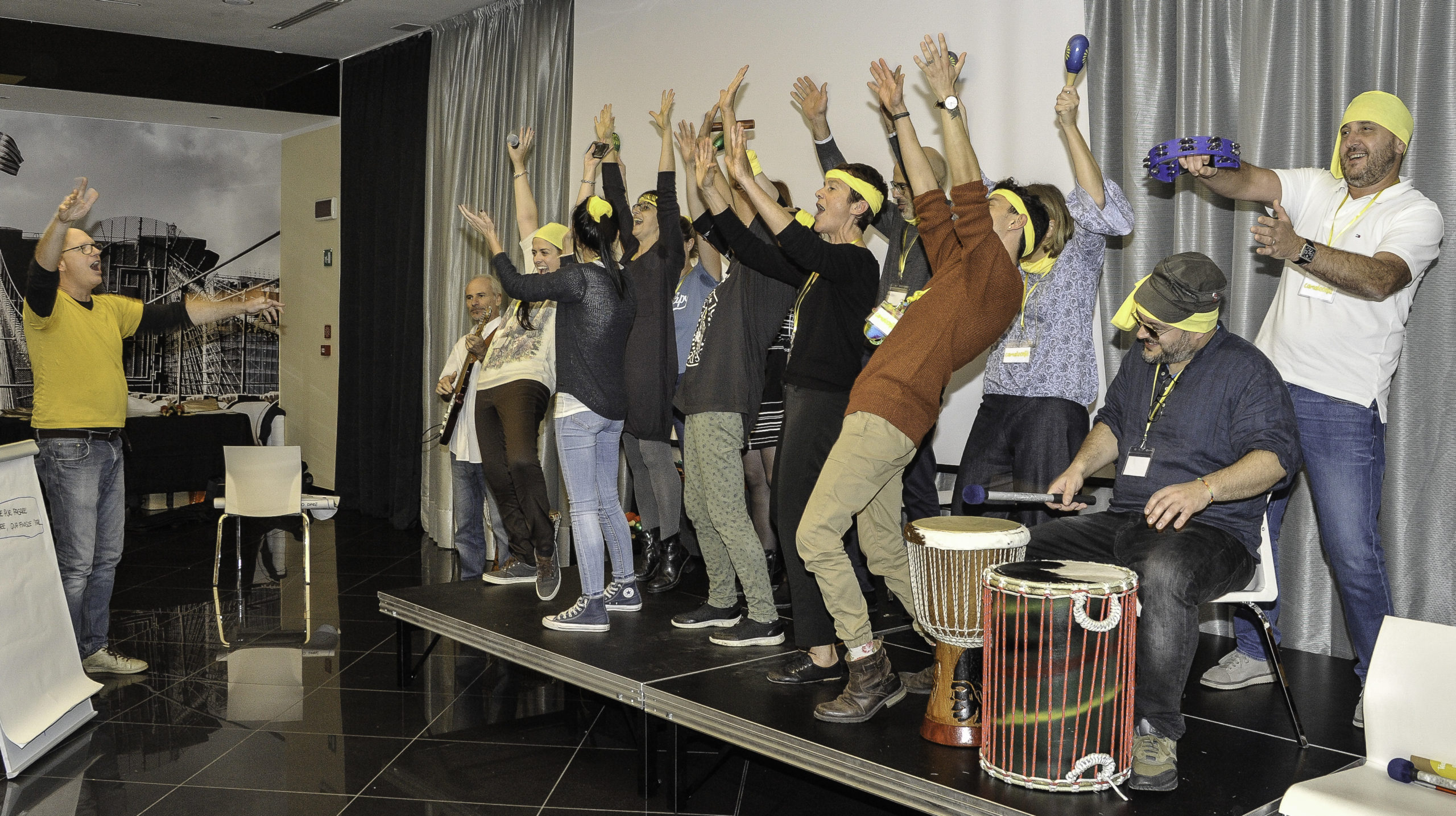 Musikalisches Teambuilding am Gardasee für Firmenevents