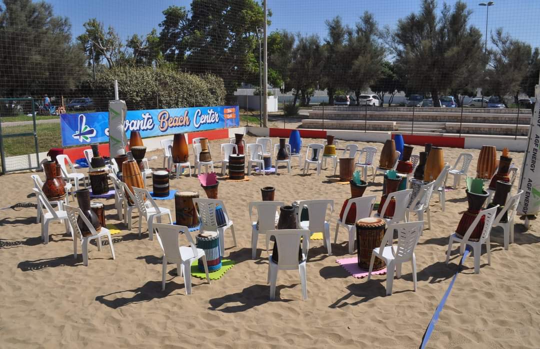 drum circle setup bari puglia